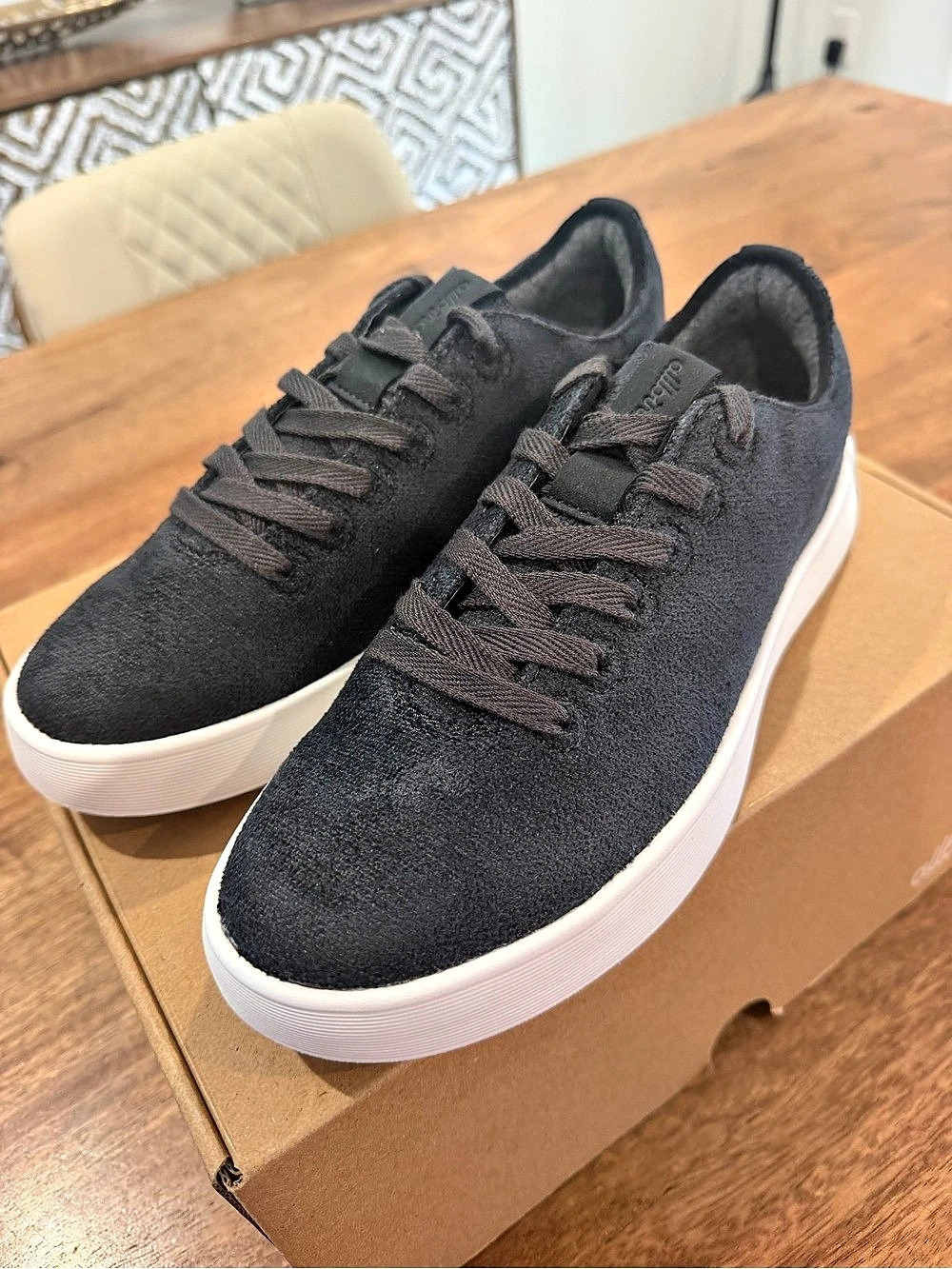 Allbirds Cruiser Velvet Dark Grey(Blizzard) Sneakers- Size 8W/6.5M BNIB